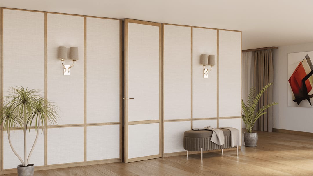 Drzwi Milano Textile — aranżacja wnętrza