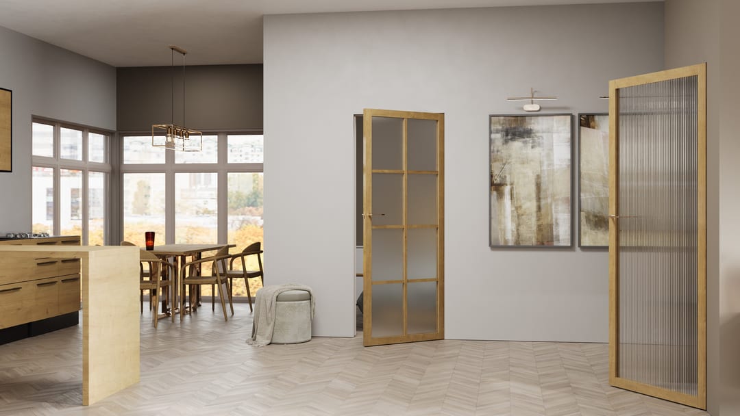 Drzwi Paris Glass — aranżacja wnętrza